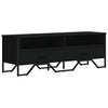 Schwarzes TV-Möbel Secstil 122x34x41cm (Holz)