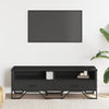Schwarzes TV-Möbel Secstil 122x34x41cm (Holz)