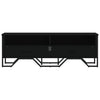 Schwarzes TV-Möbel Secstil 122x34x41cm (Holz)