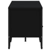Schwarzes TV-Möbel Secstil 122x34x41cm (Holz)