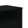 Schwarzes TV-Möbel Secstil 122x34x41cm (Holz)