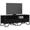 Schwarzes TV-Möbel Secstil 122x34x41cm (Holz)