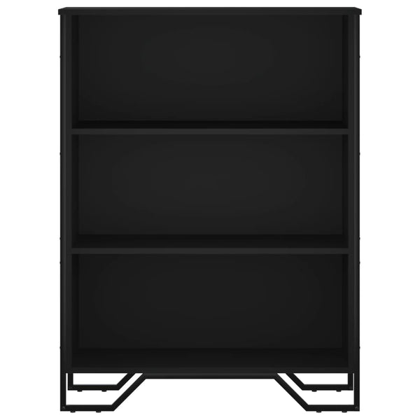 Musta kirjahylly Roboiu 80x31x106cm (puinen)