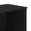 Musta kirjahylly Roboiu 80x31x106cm (puinen)