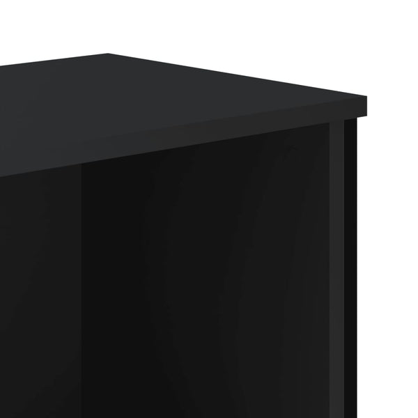 Musta kirjahylly Roboiu 80x31x106cm (puinen)