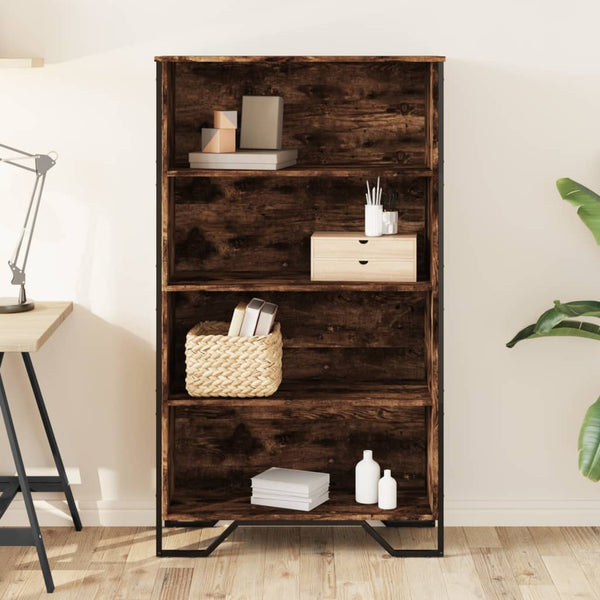 Savutammi kirjahylly Roboiu 80x31x137,5cm (puinen)