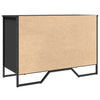 Schwarzer Schuhschrank Pascuta 90x38x61,5cm (Holz)