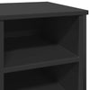 Schwarzer Schuhschrank Pascuta 90x38x61,5cm (Holz)