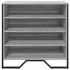 Grauer Schuhschrank Veronas 80x38x78cm (Holz)