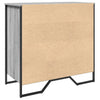 Grauer Schuhschrank Veronas 80x38x78cm (Holz)