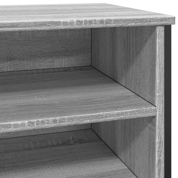 Grauer Schuhschrank Veronas 80x38x78cm (Holz)
