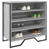 Grauer Schuhschrank Veronas 80x38x78cm (Holz)