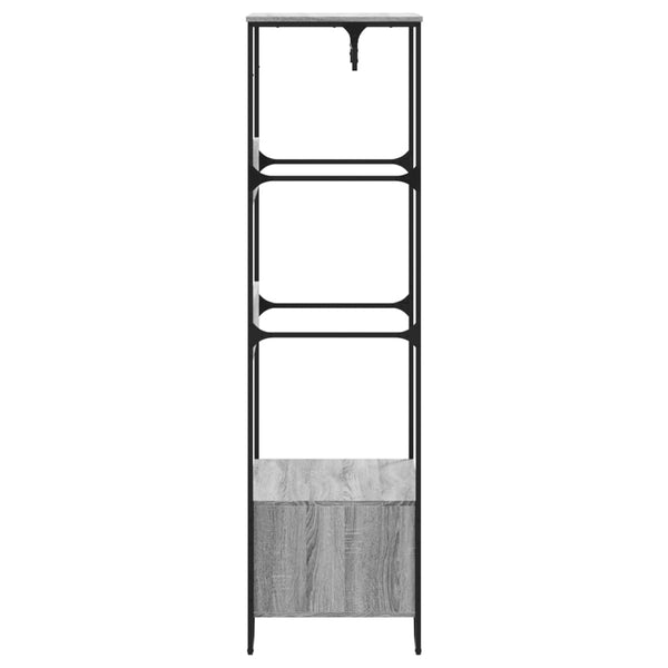 Harmaa vaatekaappi Tarasie 90x50x180cm (puinen)