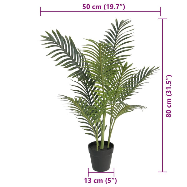 Grüne Kunstpalme Ionicut 80cm (pp)