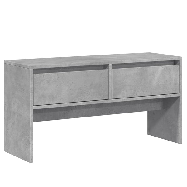 Betongraues Dielenmöbel-Set Pinea 4-teilig (Holz)