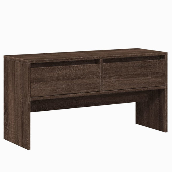 Braune Garderobenserie Pinea (4-teilig, Eiche massiv)