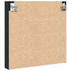 Schwarzer Vitrinenschrank Kato 60x8,5x58cm (Holz)