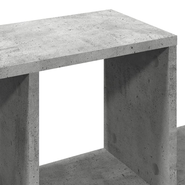 Betoninharmaa seinähylly Jalyn 100x20x53cm (lastulevy)