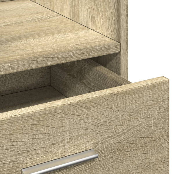 Ghica Rednerpult aus Holz, Rollen/Box 55x55x107cm