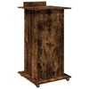 Rednerpult Ghican 55x55x107cm Rollen/Schublade (Holz)