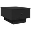 Schwarzer Couchtisch Eleganta 60x45x31cm (Holz)