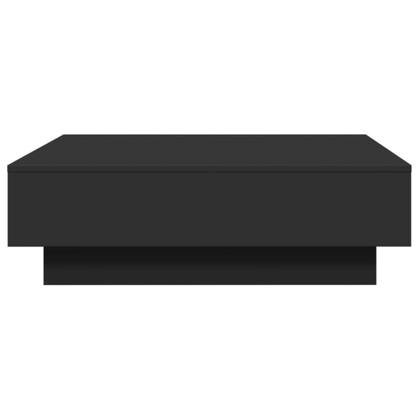 Schwarzer Couchtisch Eleganta 90x90x28cm (Spanplatte)