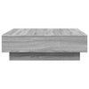Grauer Couchtisch Eleganta 90x90x28cm (Holz)