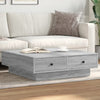 Grauer Couchtisch Eleganta 90x90x28cm (Holz)