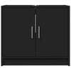 Schwarzer Waschtischunterschrank Deniu 63x29x55cm (Holz)