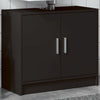 Schwarzer Waschtischunterschrank Deniu 63x29x55cm (Holz)