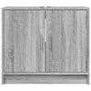 Grauer Waschbeckenunterschrank Deniu 63x29x55cm (Holz)