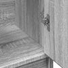 Grauer Waschbeckenunterschrank Deniu 63x29x55cm (Holz)