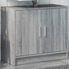 Grauer Waschbeckenunterschrank Deniu 63x29x55cm (Holz)