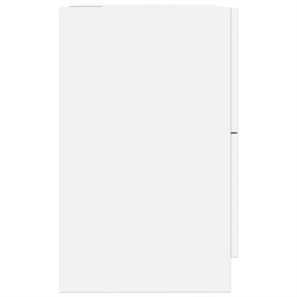 Weißer Waschbeckenunterschrank Francis 40x37x59cm (Holz)