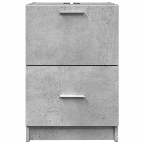 Waschtischunterschrank Francis 40x37x59cm betongrau (Holz)