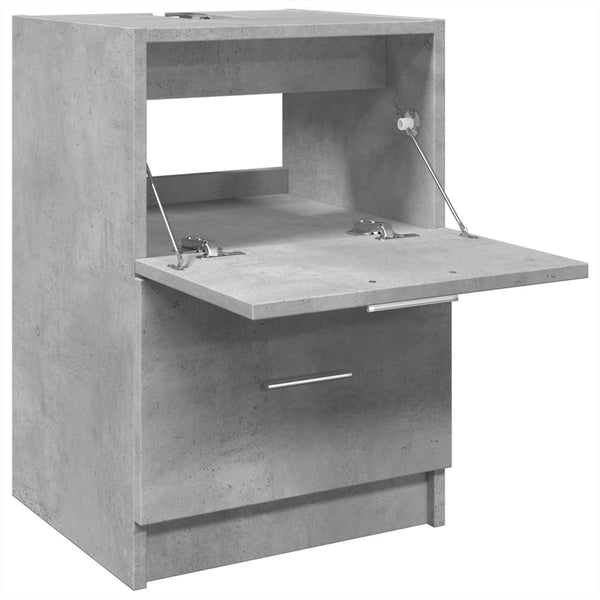 Waschtischunterschrank Francis 40x37x59cm betongrau (Holz)