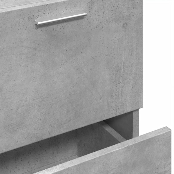 Waschtischunterschrank Francis 40x37x59cm betongrau (Holz)