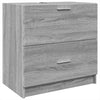 Grauer Waschtischunterschrank Francis 59x37x59cm (Holz)