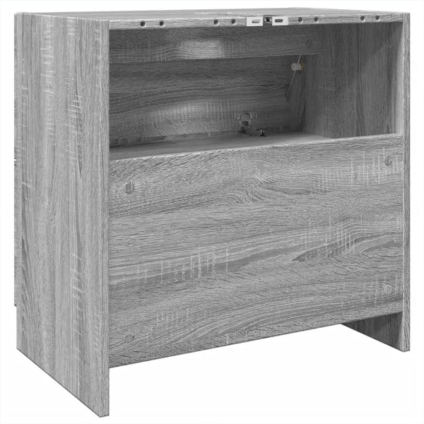 Grauer Waschtischunterschrank Francis 59x37x59cm (Holz)