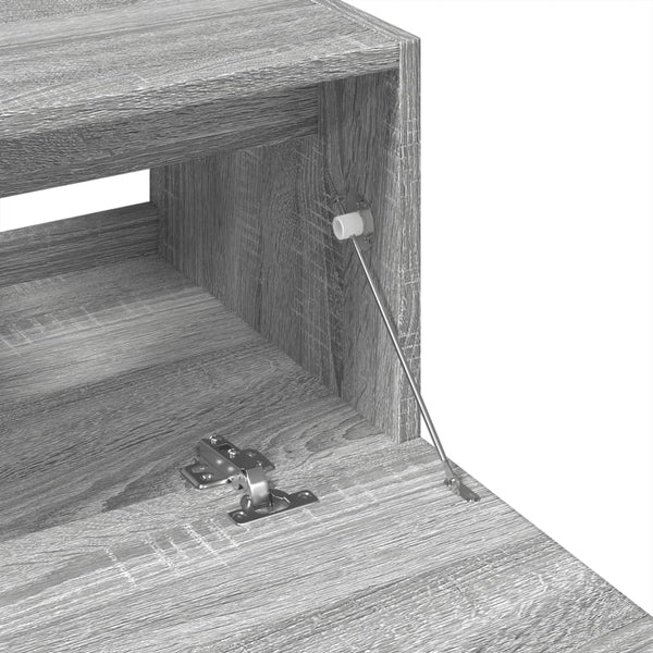 Grauer Waschtischunterschrank Francis 59x37x59cm (Holz)