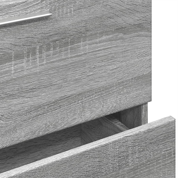 Grauer Waschtischunterschrank Francis 59x37x59cm (Holz)