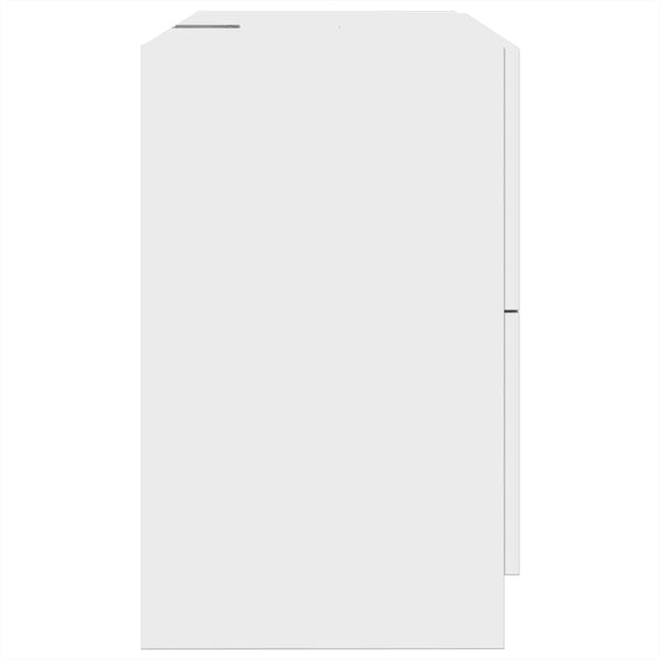 Weißer Waschtischunterschrank Francis 78x37x59cm (Holz)