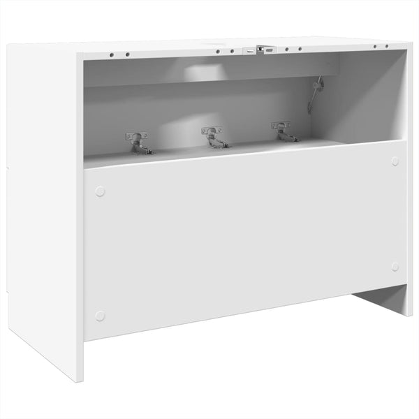 Weißer Waschtischunterschrank Francis 78x37x59cm (Holz)