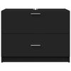 Schwarzer Waschtischunterschrank Francis 78x37x59cm (Holz)