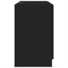 Schwarzer Waschtischunterschrank Francis 78x37x59cm (Holz)