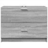 Grauer Waschtischunterschrank Francis 78x37x59cm (Holz)