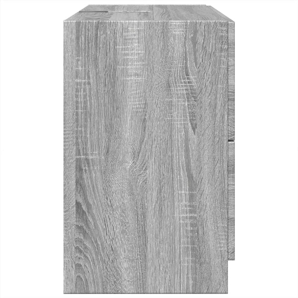 Grauer Waschtischunterschrank Francis 78x37x59cm (Holz)