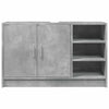 Waschtischunterschrank Turgay 90x29x55cm betongrau (Holz)
