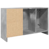 Waschtischunterschrank Turgay 90x29x55cm betongrau (Holz)