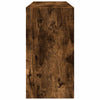Waschtischunterschrank Turgay 90x29x55cm aus geräucherter Eiche (Holz)